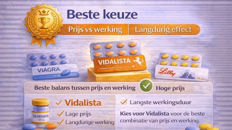 beste erectiepil keuze vidalista prijs werking langdurig effect vergelijking