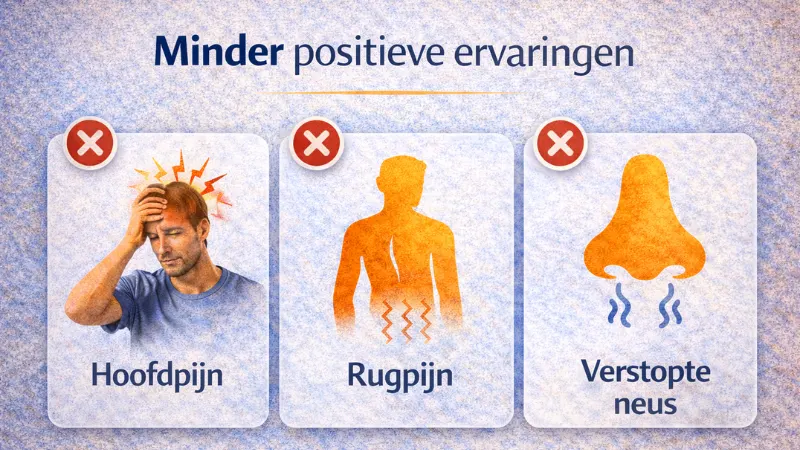 vidalista bijwerkingen hoofdpijn rugpijn verstopte neus ervaringen