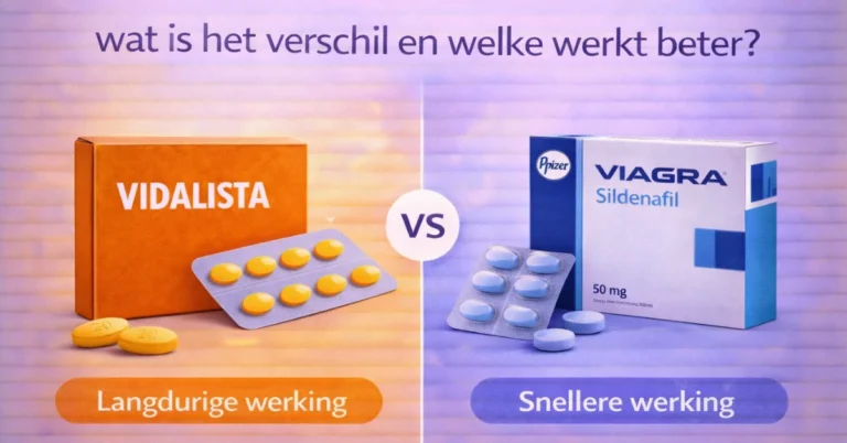 tadalafil vs sildenafil verschil werking duur snelheid vergelijking erectiepillen