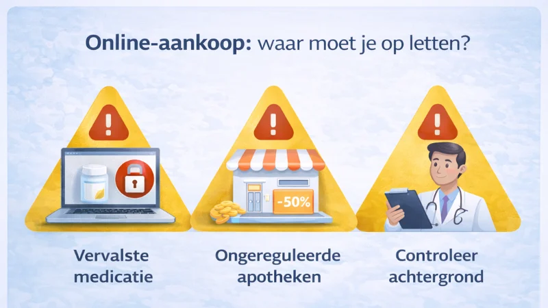 risico vervalste medicatie en ongereguleerde apotheken vidalista kopen online