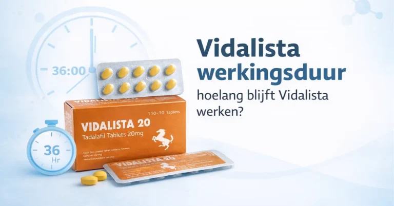 Hoe lang werkt Vidalista – werkingsduur Tadalafil tot 36 uur