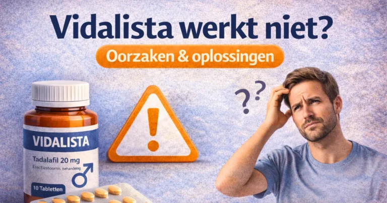 vidalista werkt niet oorzaken waarom tadalafil niet werkt oplossingen uitleg