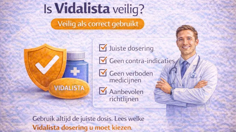 vidalista veilig gebruiken juiste dosering geen contra indicaties richtlijnen