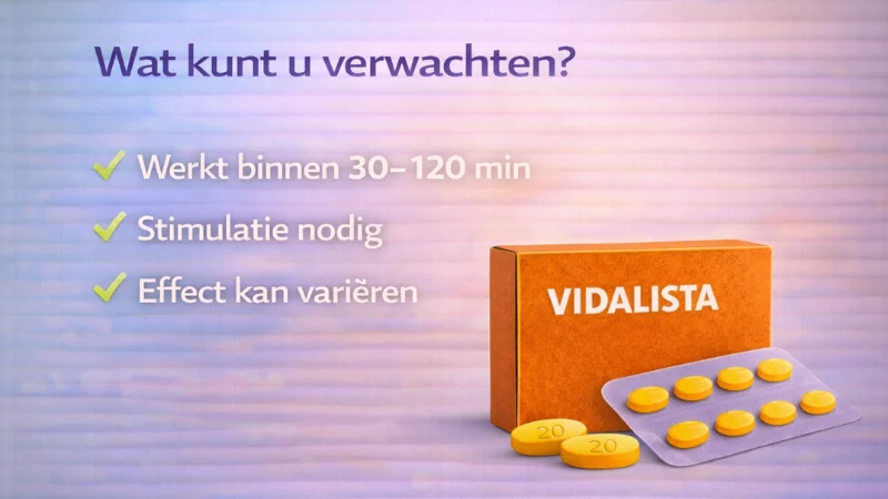 vidalista eerste keer verwachtingen werking tijd stimulatie effect variatie